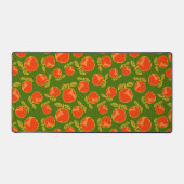 Rotäpfel Naivistisches Muster Schreibtischunterlage (Vorderseite)