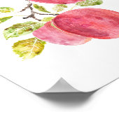 Rotapfel Poster (Ecke)