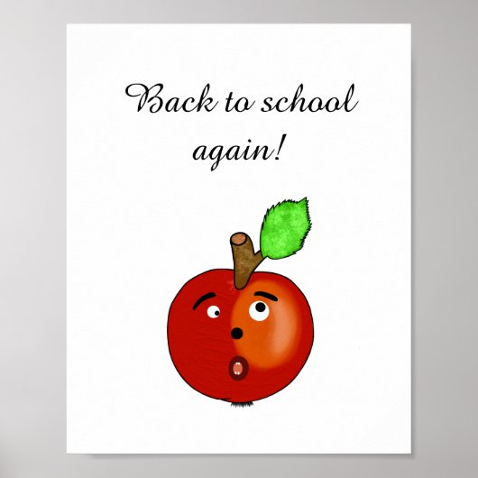 Rotapfel Poster (Vorne)