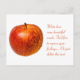 Rotapfel Postkarte