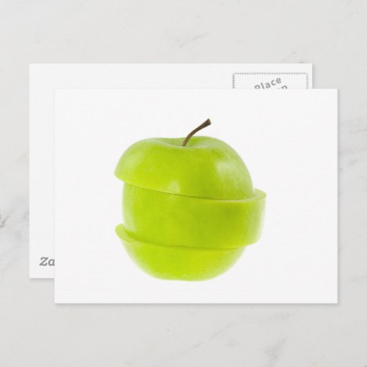 Rotapfel Postkarte (Vorne/Hinten)