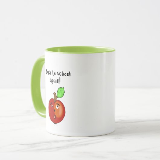 Rotapfel Tasse (Vorderseite Links)