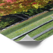 Rotapfelbaum in Herbstfarben, in der Nähe von Conc Poster (Ecke)