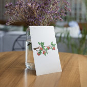 Rotapfelbaumzweig Frische Früchte und grüne Blätte Einladung