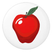 Rotapfelknöpfe Keramikknauf (Vorderseite)