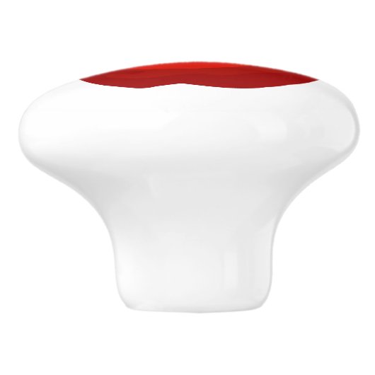 Rotapfelknöpfe Keramikknauf (Seitenansicht)