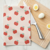 Rotapfelküchenhandtuch Geschirrtuch (Viertel Falte)