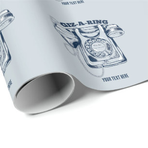Rotarier Blau Geschenkpapier