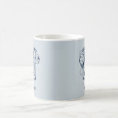 Rotarier Blau Kaffeetasse (Mittel)