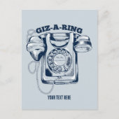 Rotarier Blau Postkarte (Vorderseite)