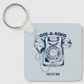 Rotarier Blau Schlüsselanhänger (Vorderseite)