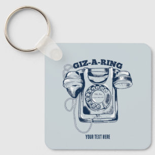 Rotarier Blau Schlüsselanhänger