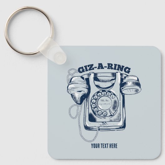 Rotarier Blau Schlüsselanhänger (Vorderseite)