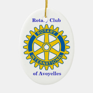 Rotary Club, von Avoyelles Keramikornament