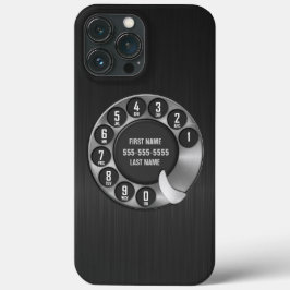 Rotary Dial Phone der Alten Schule iPhone 13 Pro Max Hülle