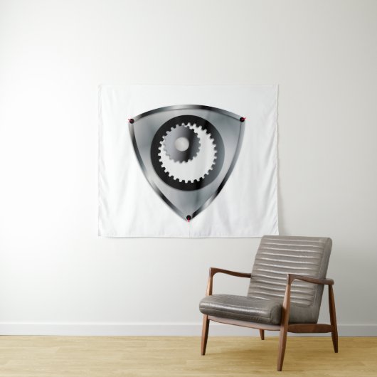 Rotary Motor Rotar Wandteppich (Beispiel (Horizontal))