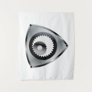 Rotary Motor Rotar Wandteppich