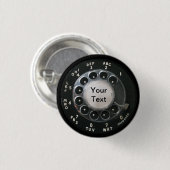 Rotary Phone Dial Button (Vorne & Hinten)