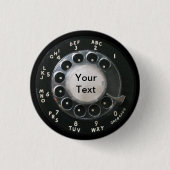 Rotary Phone Dial Button (Vorderseite)