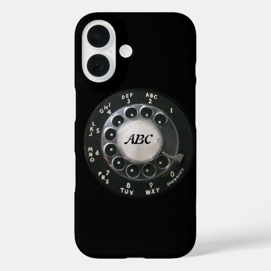 Rotary Phone Dial Case-Mate iPhone Hülle (Rückseite)