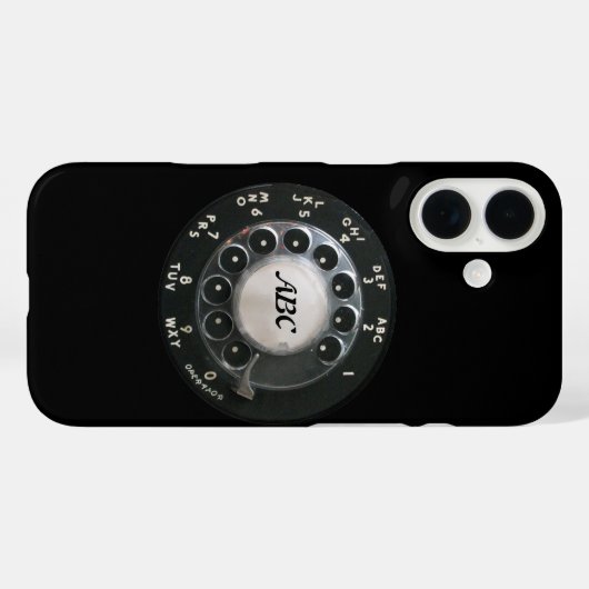 Rotary Phone Dial Case-Mate iPhone Hülle (Rückseite (Horizontal))