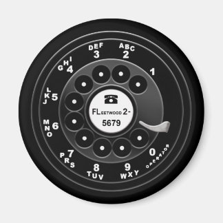 Rotary Phone Dial - Custom 921 Magnet