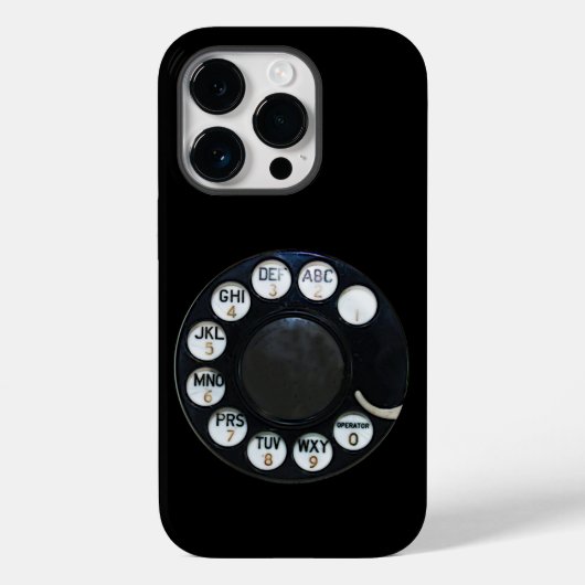 Rotary Phone iPhone 14 Pro Fall Case-Mate iPhone Hülle (Rückseite)