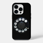 Rotary Phone iPhone 14 Pro Fall Hülle (Rückseite)
