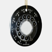 Rotary Phone Keramik Ornament (Rechts)