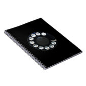 Rotary Phone Notebook Notizblock (Rechte Seite)
