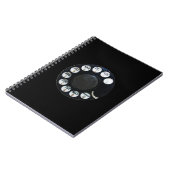 Rotary Phone Notebook Notizblock (Linke Seite)