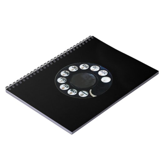 Rotary Phone Notebook Notizblock (Linke Seite)