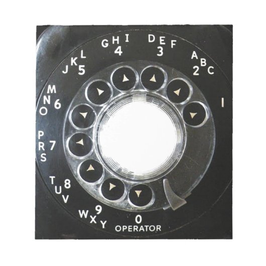 Rotary Phone Notizblock (Vorderseite)