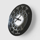 Rotary Phone Runde Wanduhr (Winkel)
