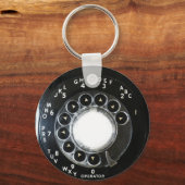 Rotary Phone Schlüsselanhänger (Vorderseite)