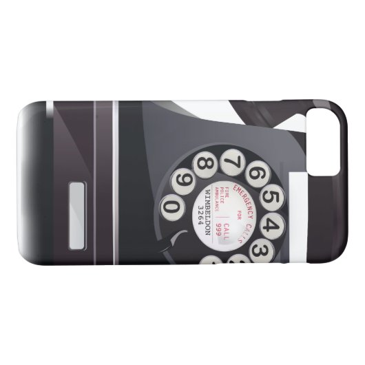 Rotary-Telefon Case-Mate iPhone Hülle (Rückseite (Horizontal))