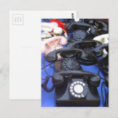 Rotary-Telefon Postkarte (Vorne/Hinten)