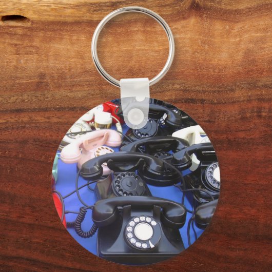 Rotary-Telefon Schlüsselanhänger (Vorderseite)