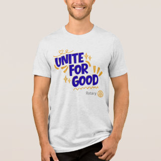 Rotary Vereinige Dich für das Gute Tri-Blend Shirt