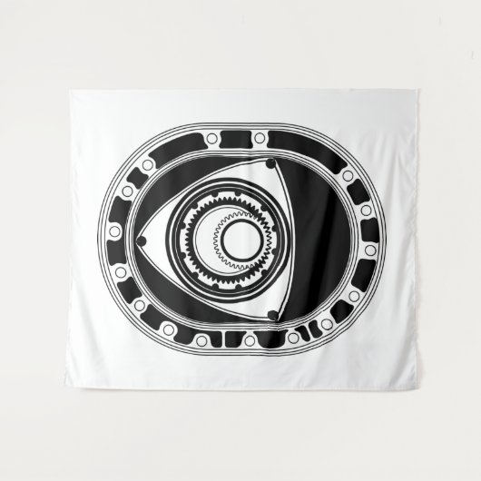 Rotary Wandteppich (Vorderseite (Horizontal))