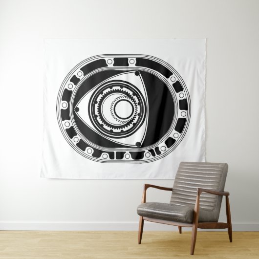 Rotary Wandteppich (Beispiel (Horizontal))