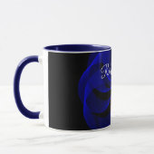 Rotating Blue Accent Geometric Coffee Mug Tasse (Links)