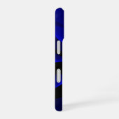 Rotating Blue Accent Geometric iPhone 16 Case iPhone 16 Hülle (Rechte Seite)