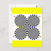 Rotatingsnakes Postkarte (Vorne/Hinten)