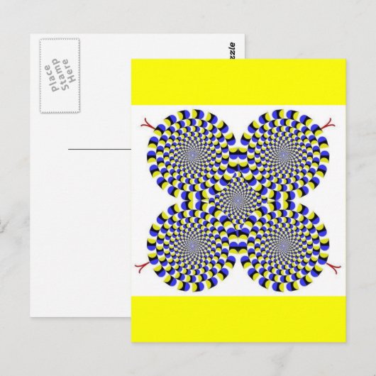 Rotatingsnakes Postkarte (Vorne/Hinten)