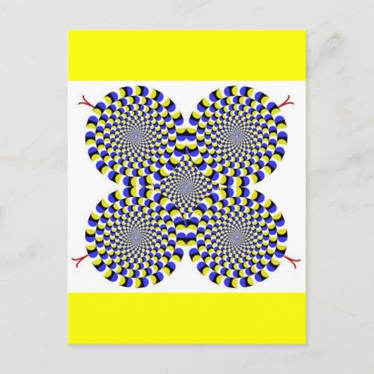 Rotatingsnakes Postkarte (Vorderseite)