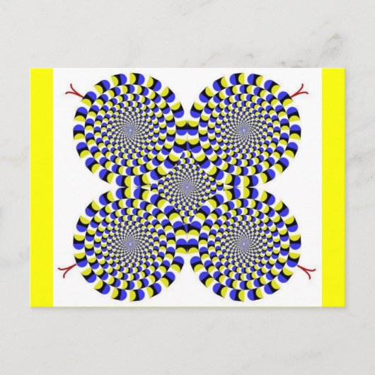 Rotatingsnakes Postkarte (Vorderseite)