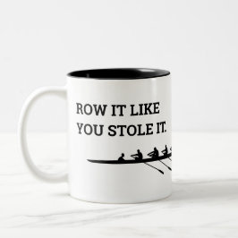 Rotation Crew Zitat Personalisiertes Wetter Zweifarbige Tasse