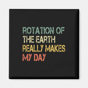 Rotation Earth macht meinen Nerd Science Pu Magnet