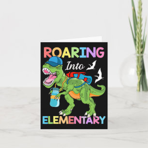 Rotation in elementare Dinosaurier Boys Mädchen Ck Karte